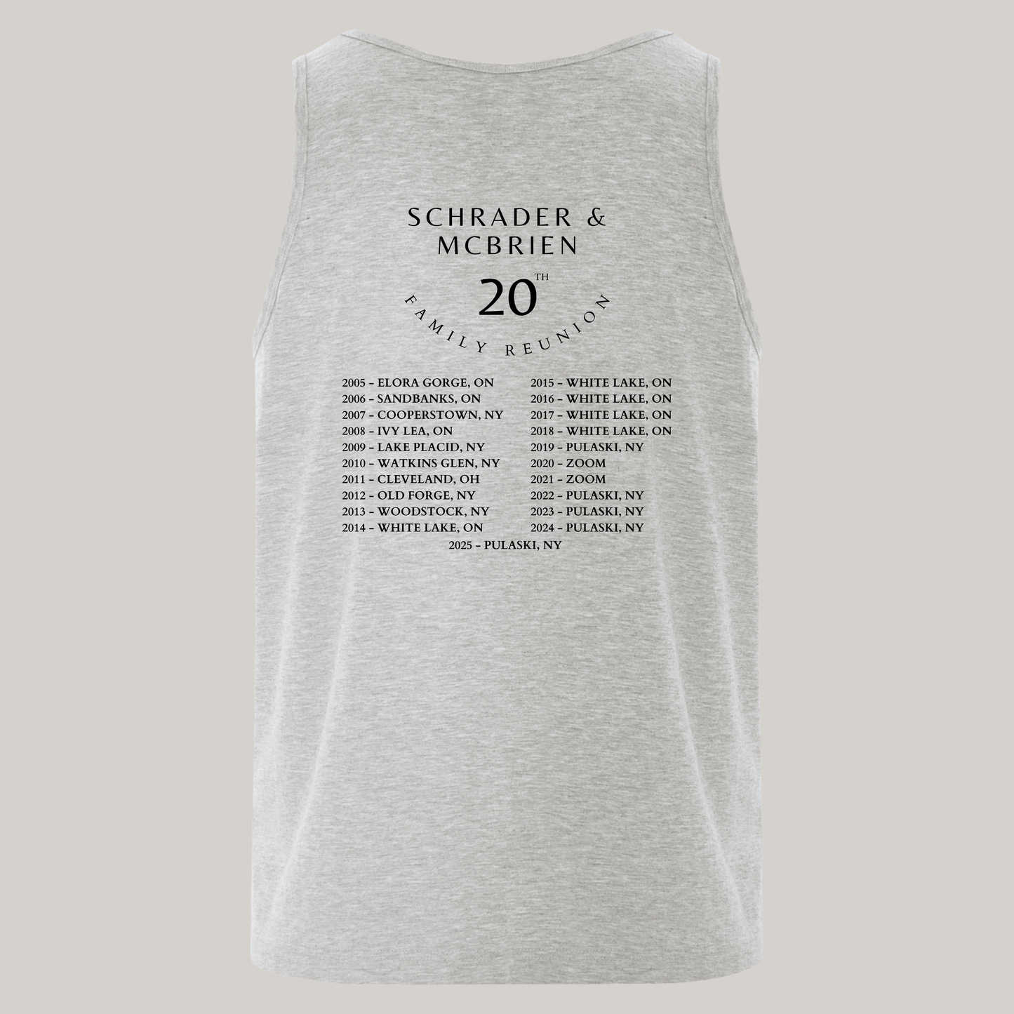 Tour Mens Tank