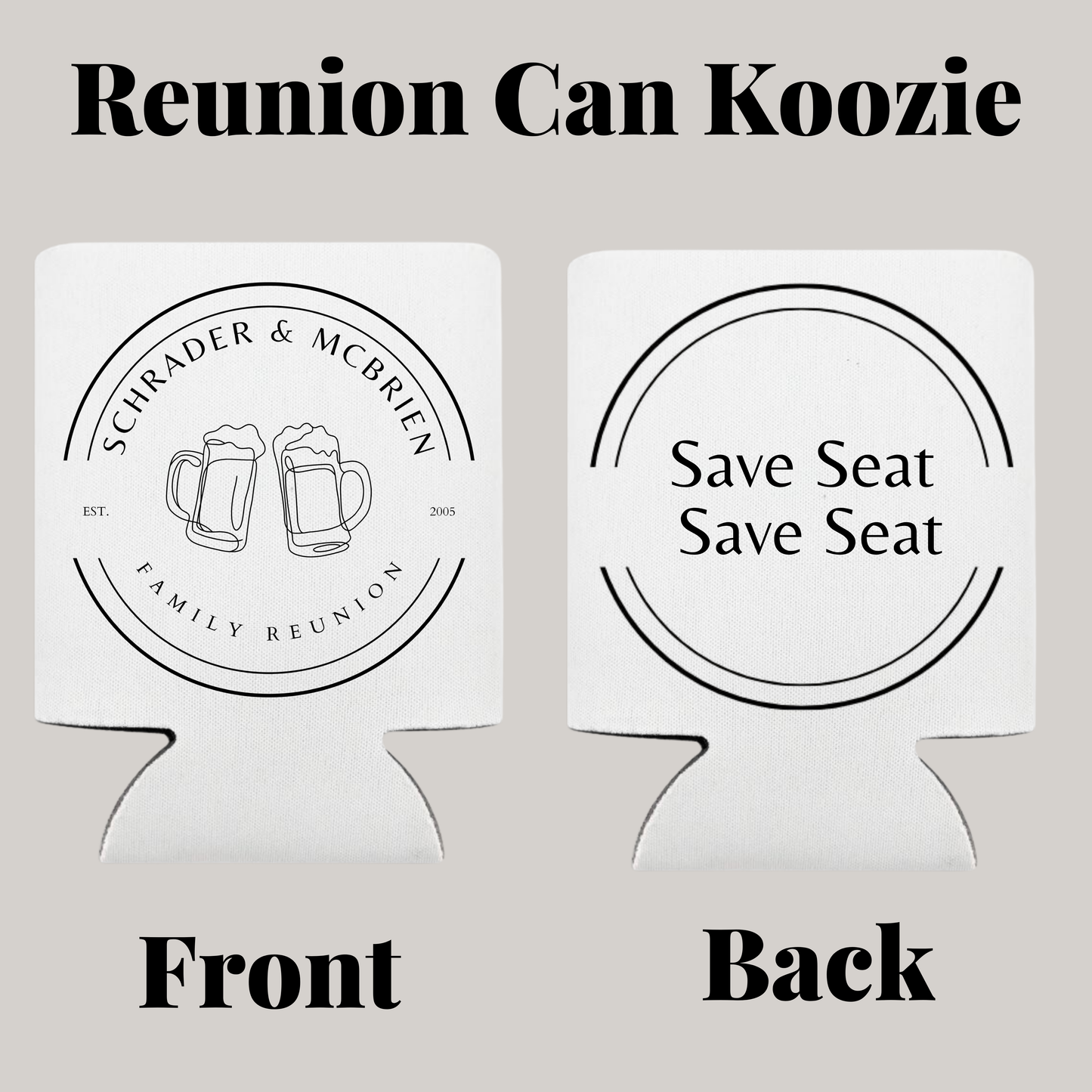 Reunion Koozie