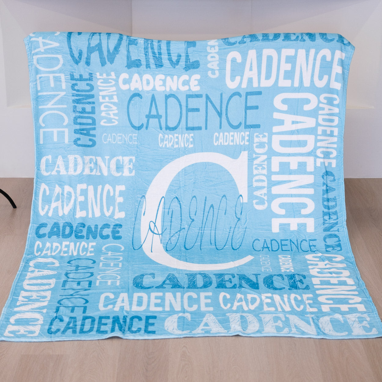 Custom Fleece Name Blanket