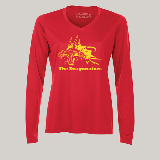 Dragonators 2025 Ladies Long Sleeve V Neck