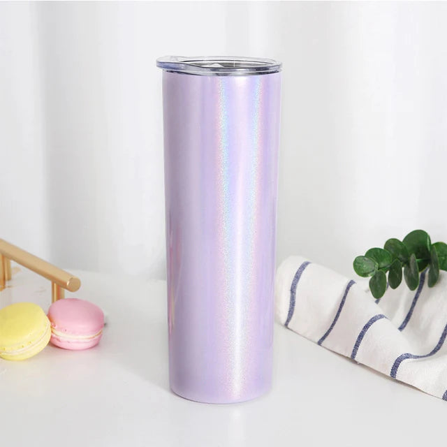 Custom Coloured 20 oz. Sublimation Straight Skinny Stainless Steel Travel Mug