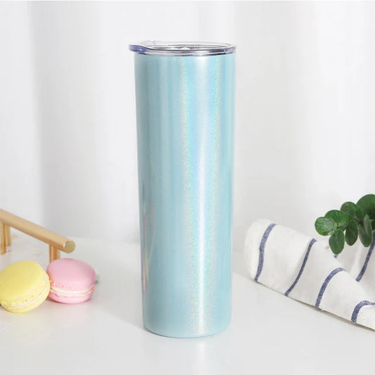 Custom Coloured 20 oz. Sublimation Straight Skinny Stainless Steel Travel Mug