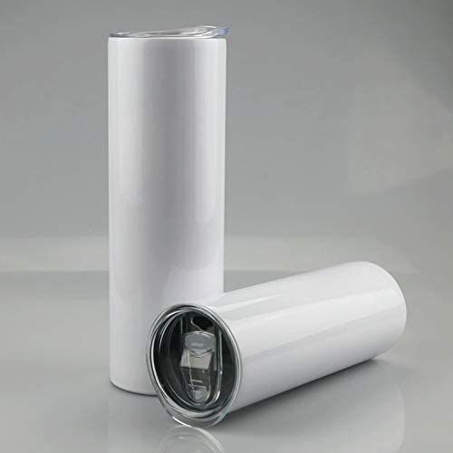 Custom Coloured 20 oz. Sublimation Straight Skinny Stainless Steel Travel Mug