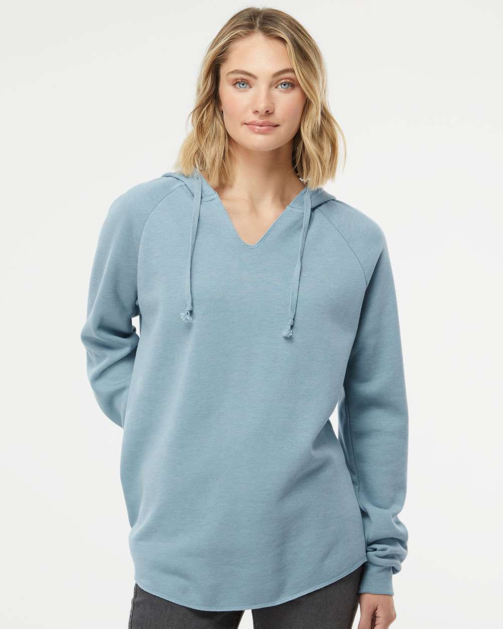 Women’s Lightweight California Wave Wash Hooded Sweatshirt - PRM2500