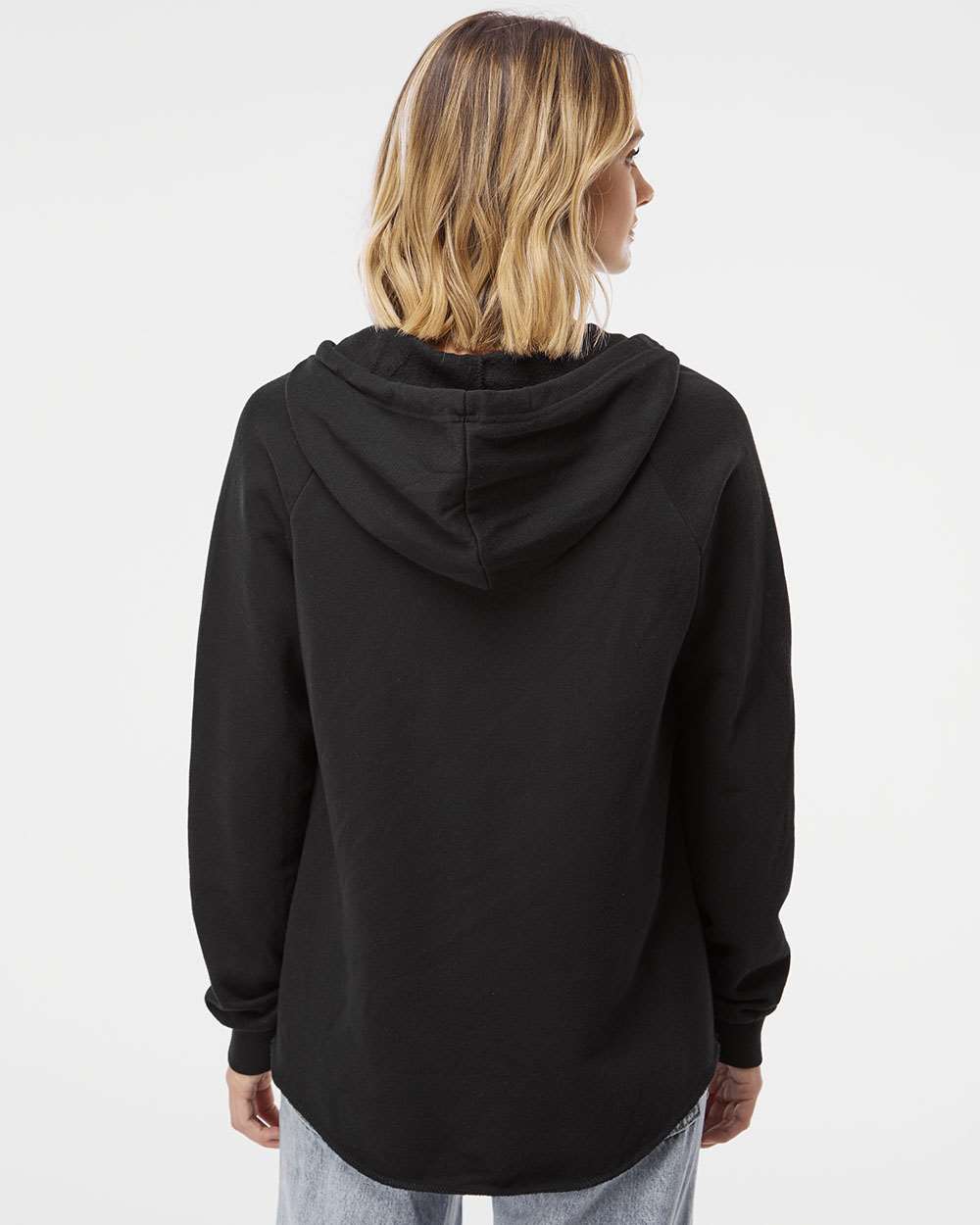 Women’s Lightweight California Wave Wash Hooded Sweatshirt - PRM2500